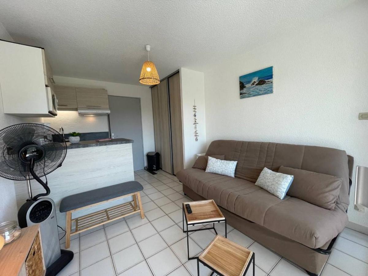 Apartamento Studio Cabine Cosy Avec Piscine Et Parking, A 100M De La Plage - Argeles-Sur-Mer - Fr-1-225-91 Exterior foto